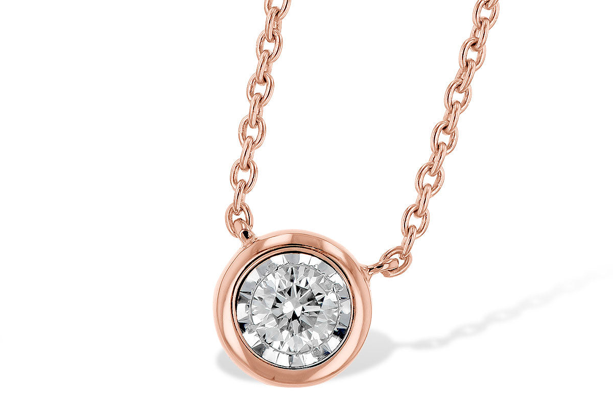Diamond Bezel Necklace