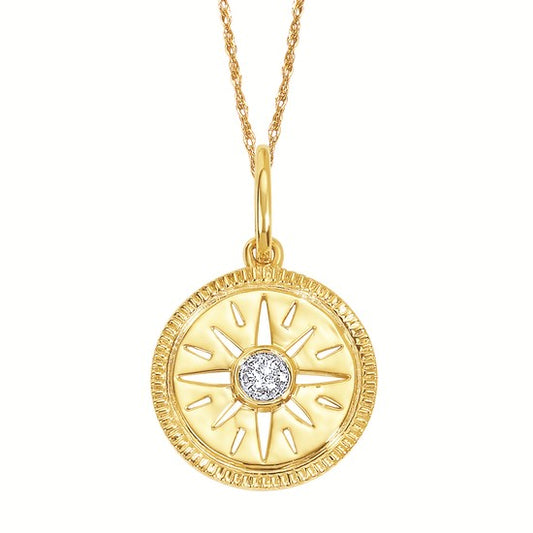 Diamond Starburst Pendant