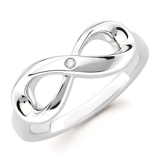 Diamond Infinity Ring