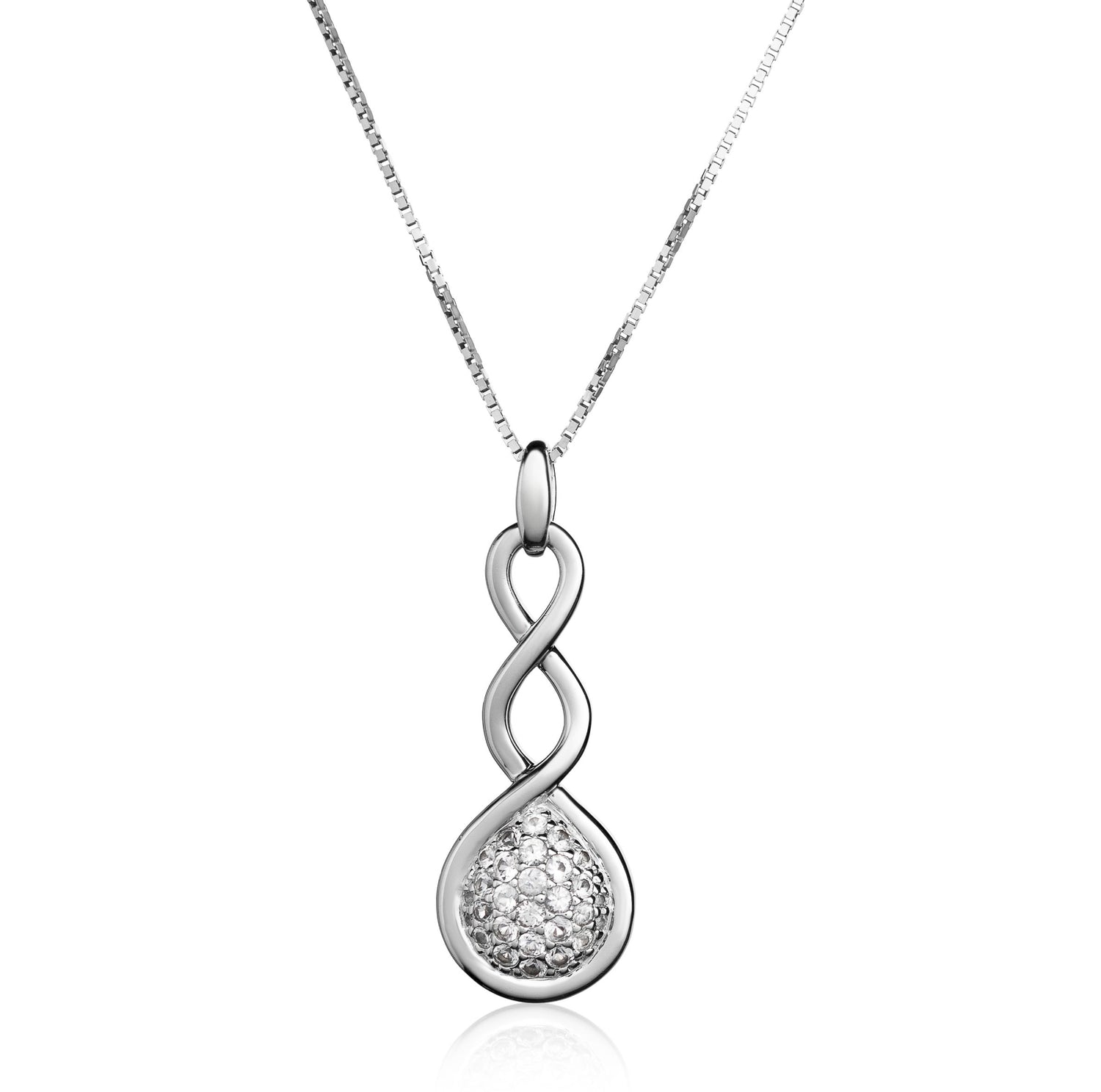 Blanche White Sapphire Pendant