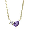Diamond and Amethyst Necklace