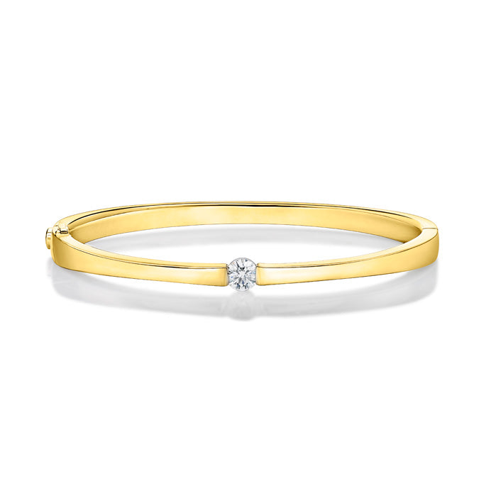 Image 1 of Solitude Diamond Bangle .40ctw approx.