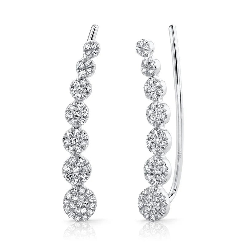 Diamond Ear Crawler Earrings