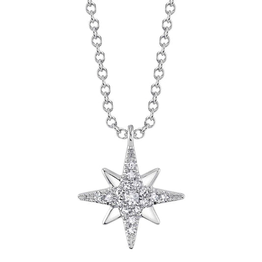 North Star Diamond Necklace