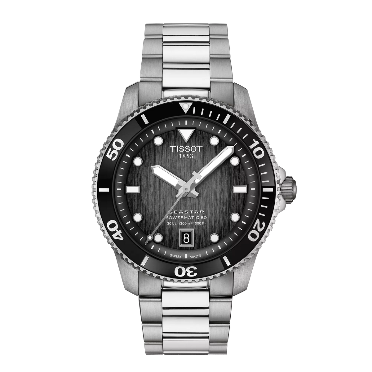 TISSOT SEASTAR POWERMATIC 80 自動巻き Tissot Seastar 1000 Powermatic 80 40mm – Jewelry Creations Inc
