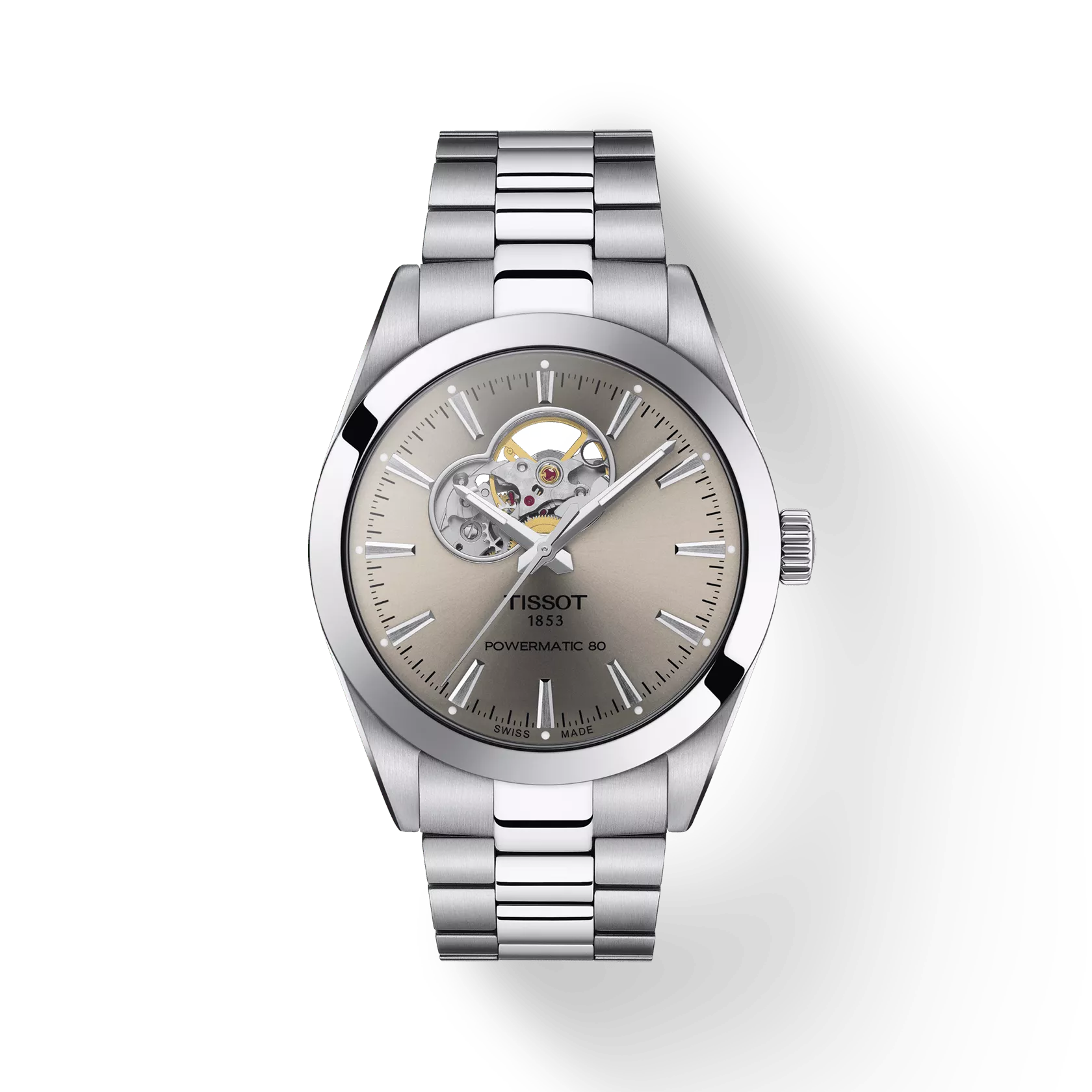 Image 5 of Tissot Gentleman Powermatic 80 Open Heart