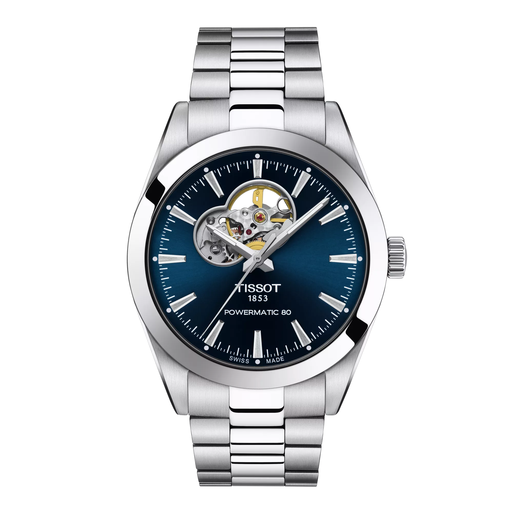 Image 3 of Tissot Gentleman Powermatic 80 Open Heart