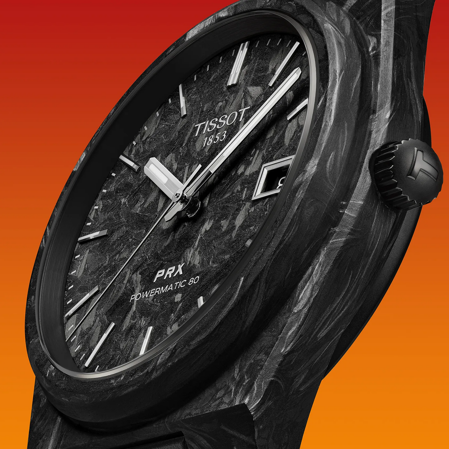 Image 2 of Tissot PRX Powermatic 80 40mm Carbon