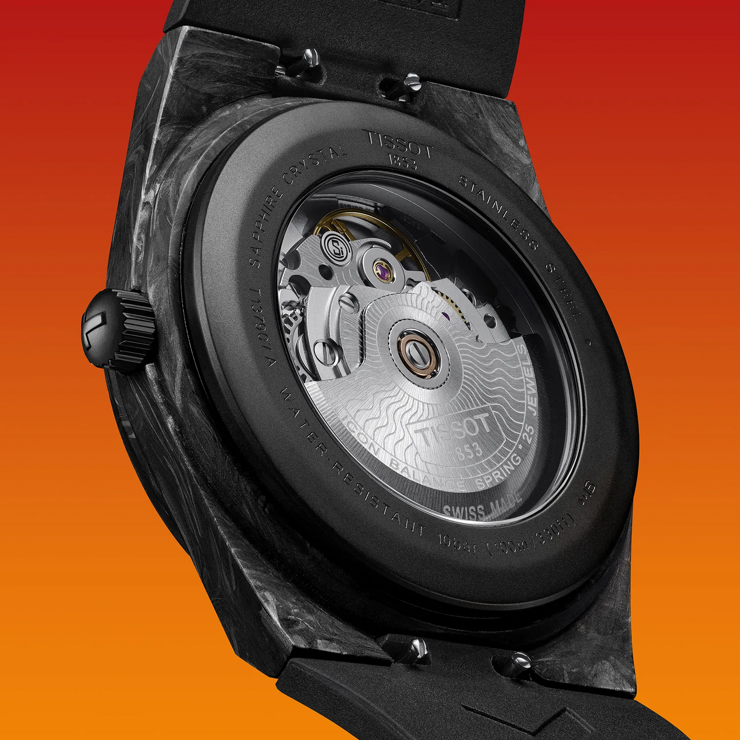 Image of Tissot PRX Powermatic 80 Carbon 40mm