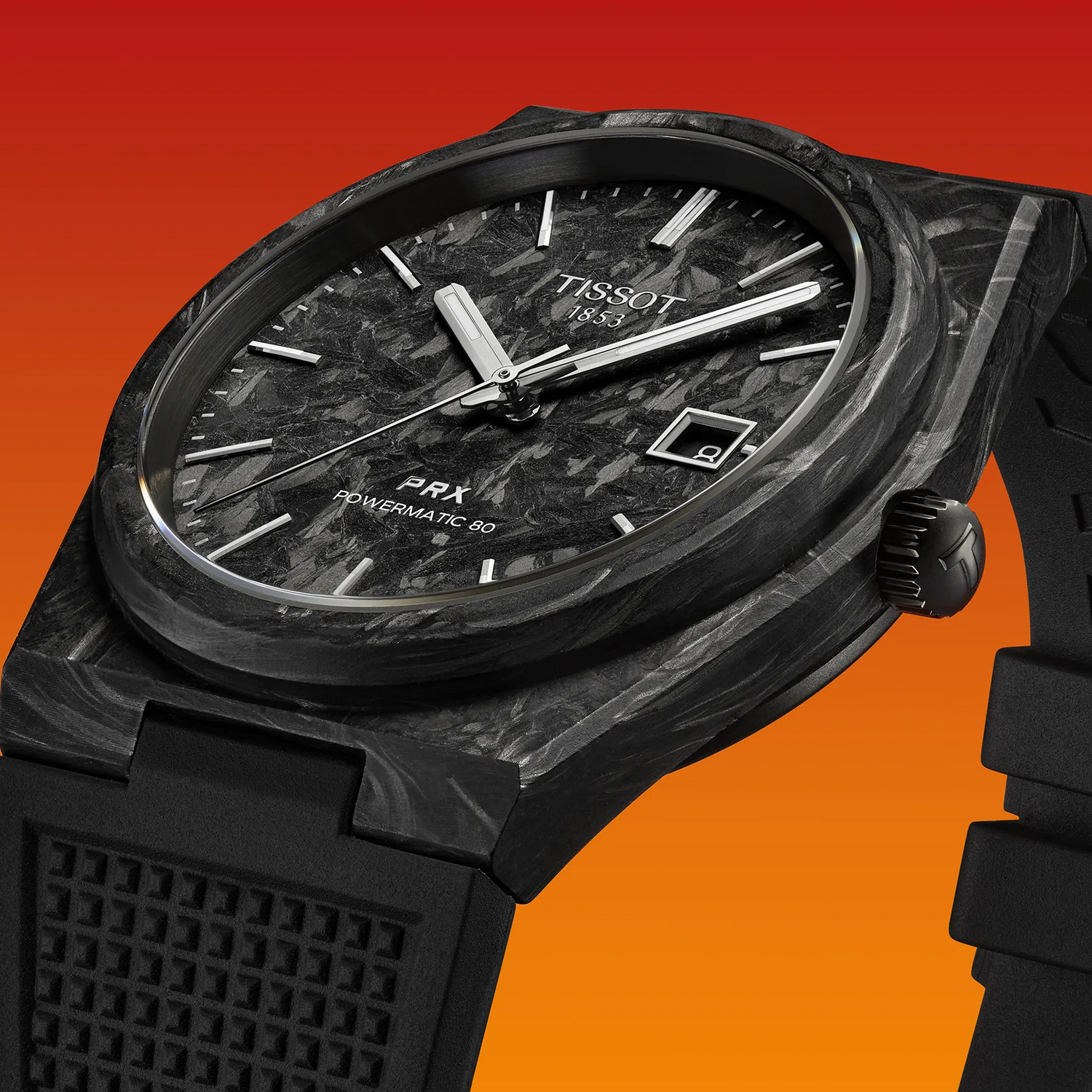 Image of Tissot PRX Powermatic 80 40mm Carbon