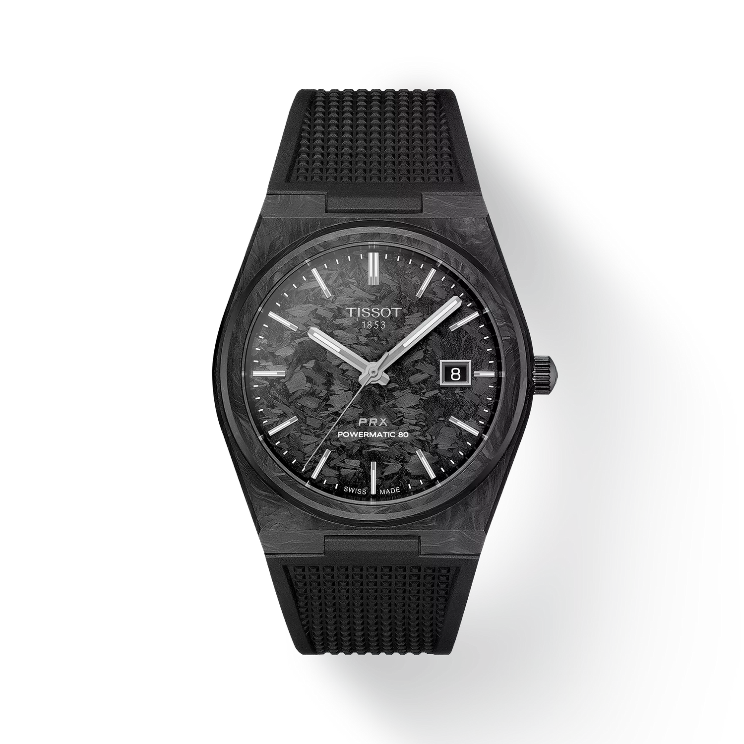 Image 8 of Tissot PRX Powermatic 80 40mm Carbon