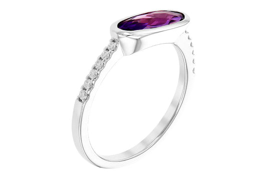 Oval Amethyst Ring