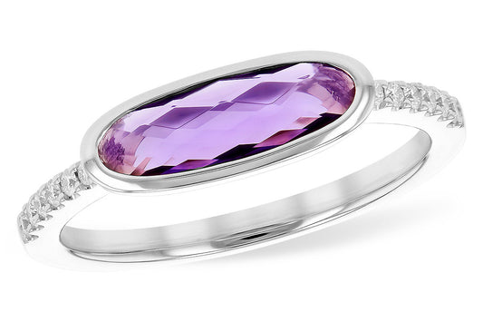 Oval Amethyst Ring