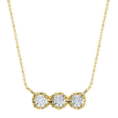 Diamond Crown Setting Necklace