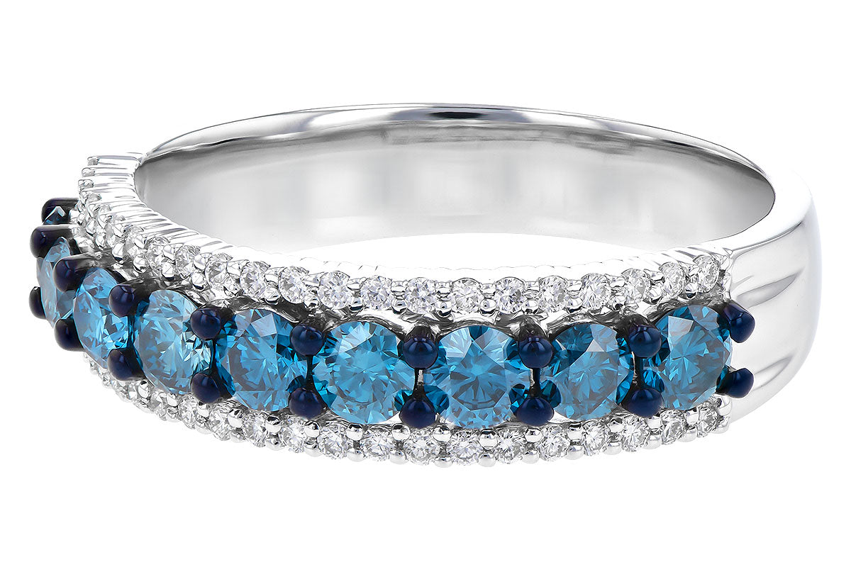 Blue Diamond Ring