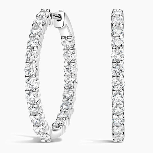 Lab Grown Diamond Hoops