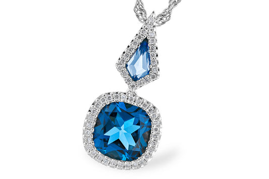 London Blue Topaz Pendant