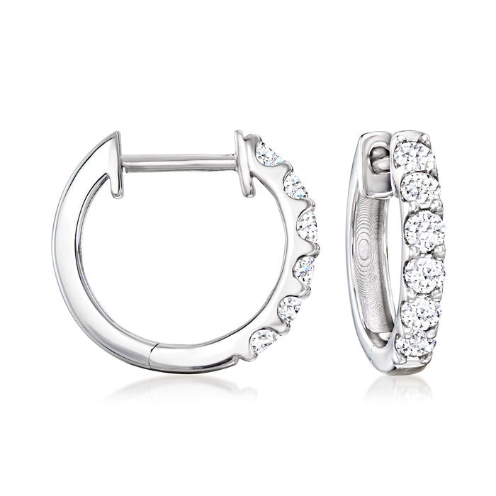 Lab Grown Diamond Huggie Earrings