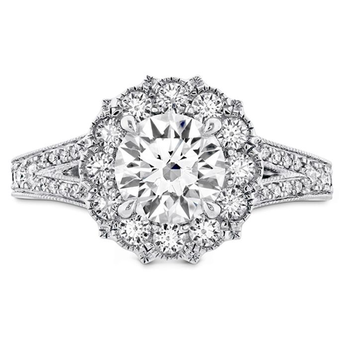 Liliana Diamond Halo Semi-Mount