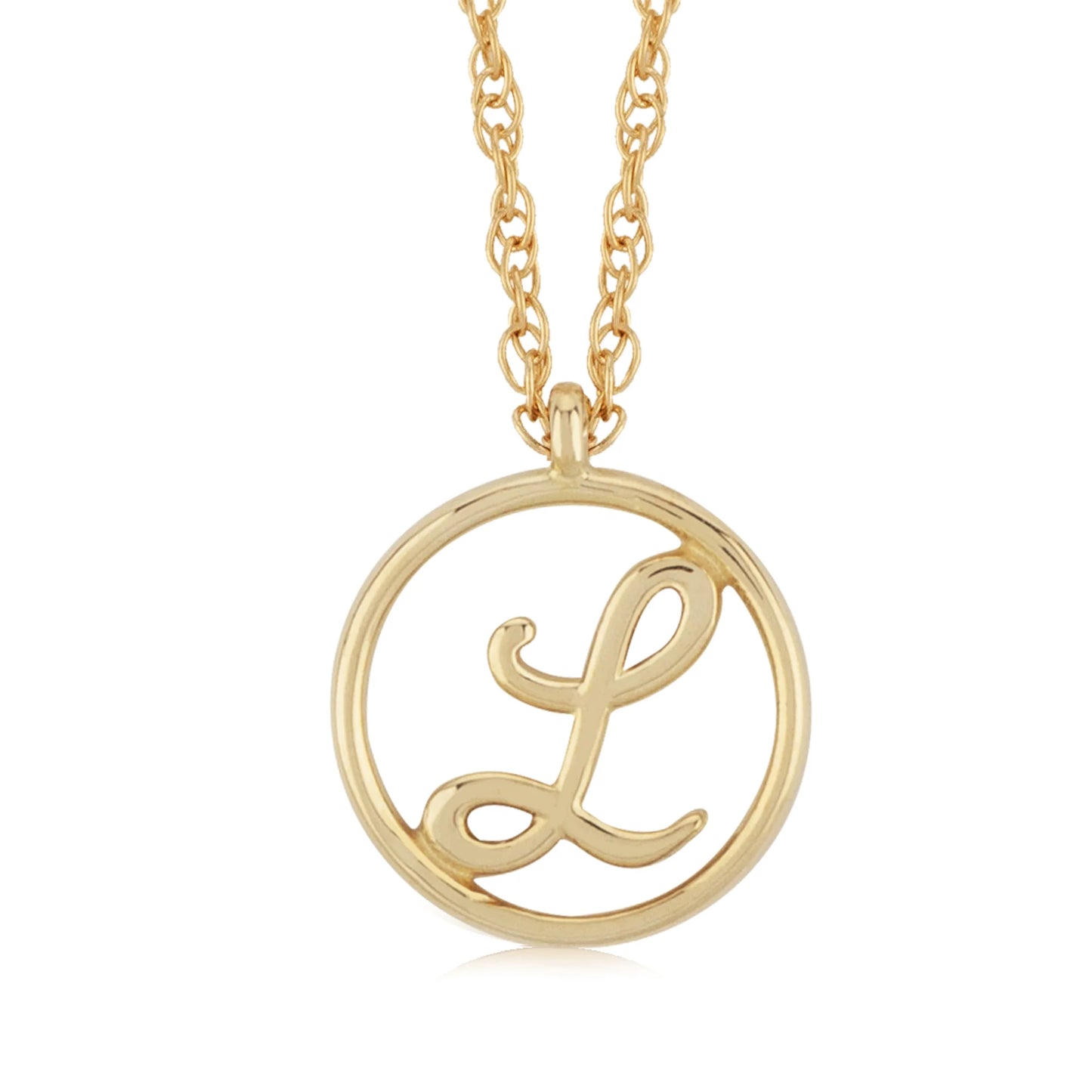 L Initial Pendant