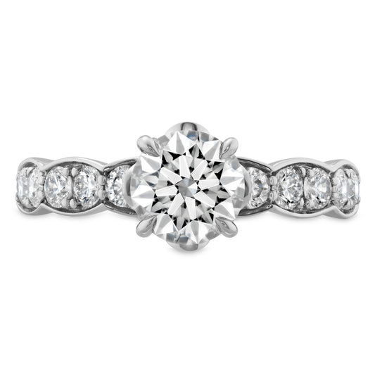 Lorelei Floral Engagement Ring