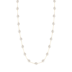 Multi Coin Pearl Necklace