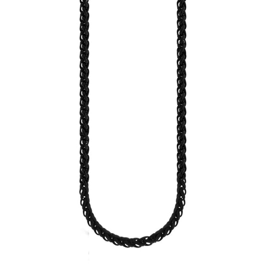 Black Round Wheat Chain