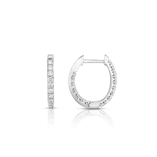 Oval Lab Grown Diamond Hoops