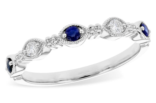 Sapphire and Diamond Ring