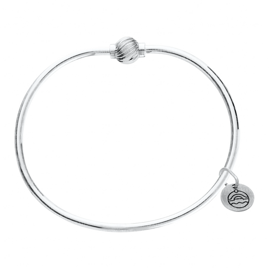 Cape Cod Silver Bracelet Swirl Ball