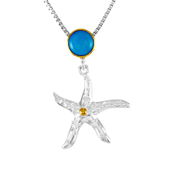 Sterling Silver Starfish Pendant