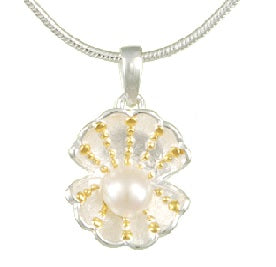 Pearl and Shell Pendant