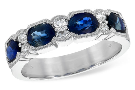 Sapphire and Diamond Ring