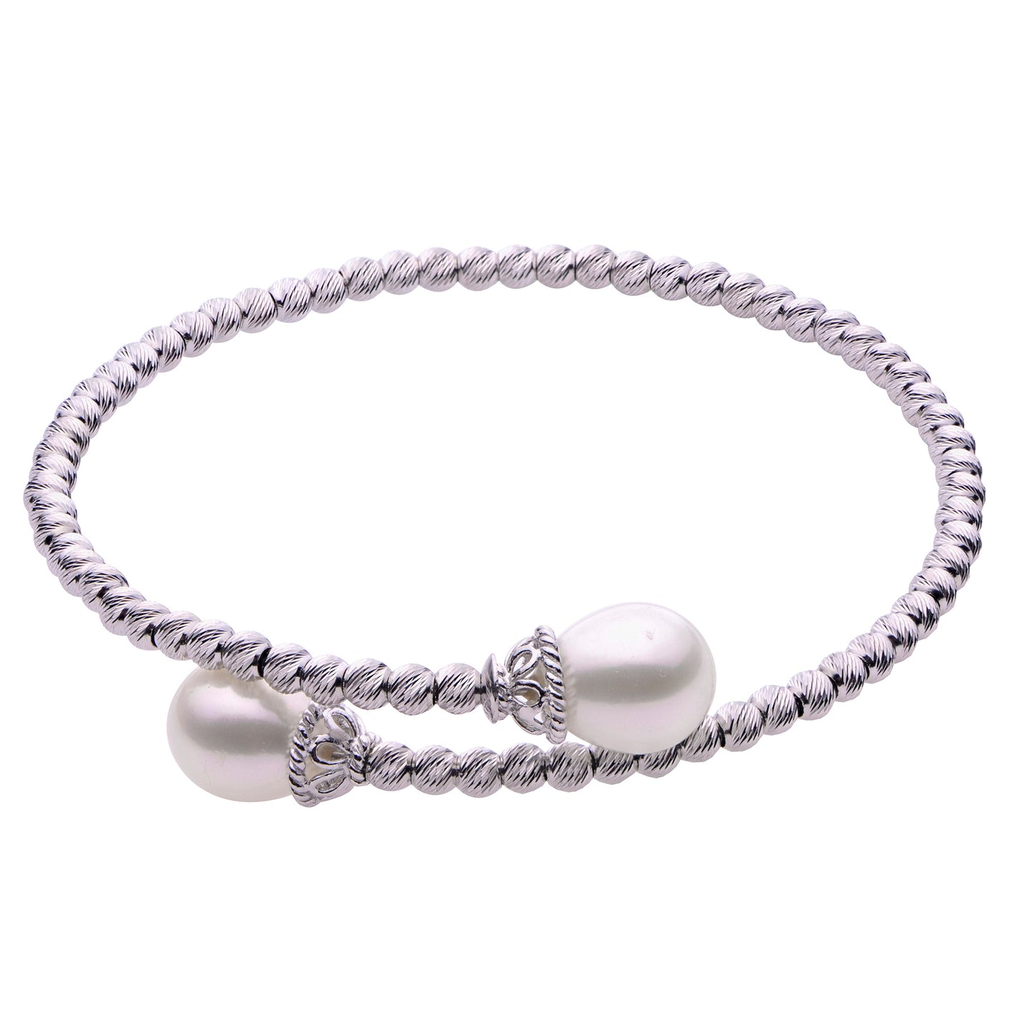 Pearl Bangle Bracelet