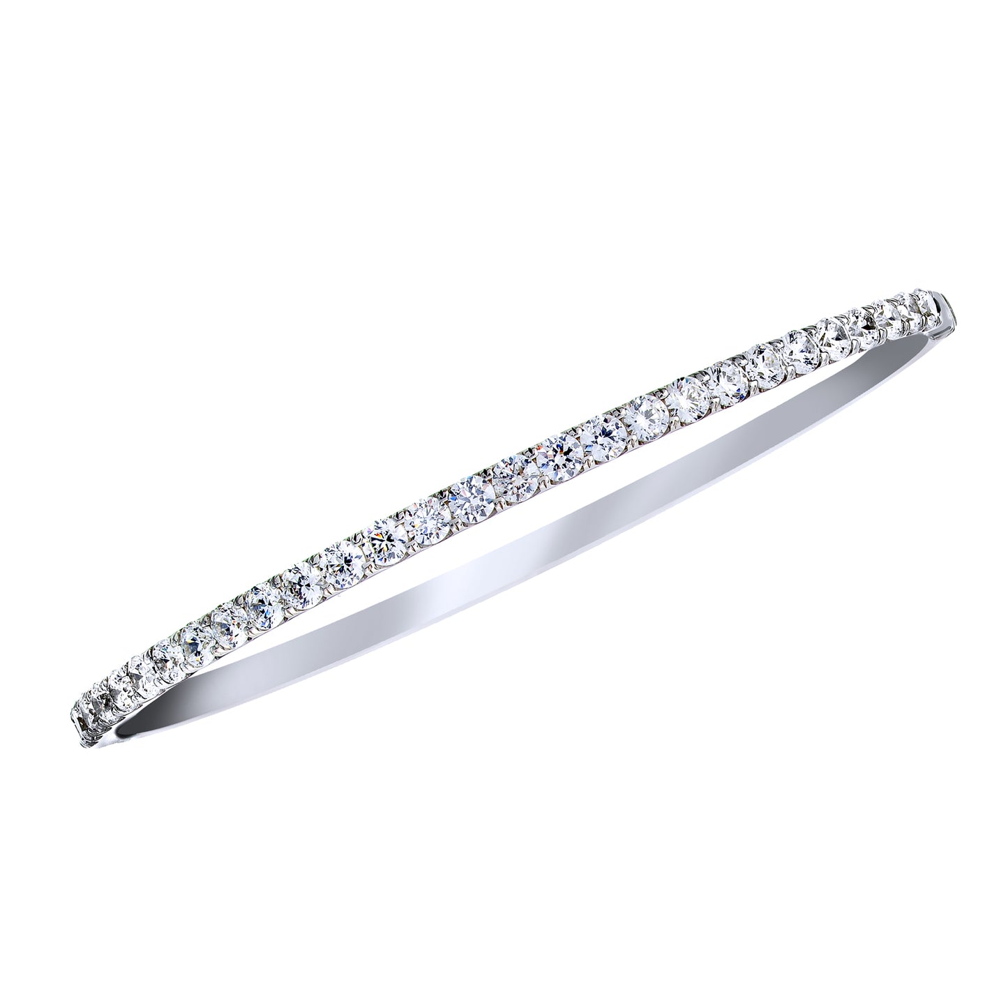 Spark Diamond Bangle 0.52cttw/18KW