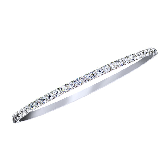 Spark Diamond Bangle 0.52cttw/18KW