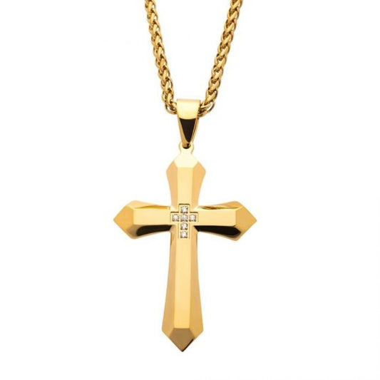 Gold Plated Cross