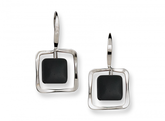 Zenith Black Onyx Earrings