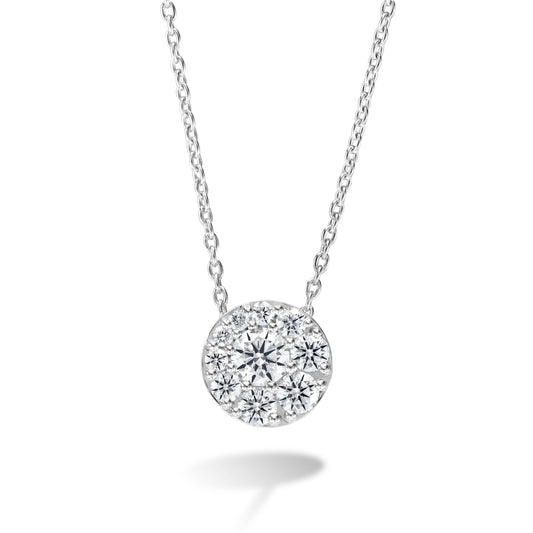 Tessa Diamond Circle Pendant