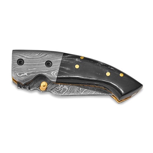 Damascus Steel Folding Knife