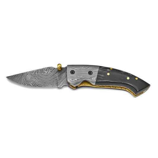 Damascus Steel Folding Knife