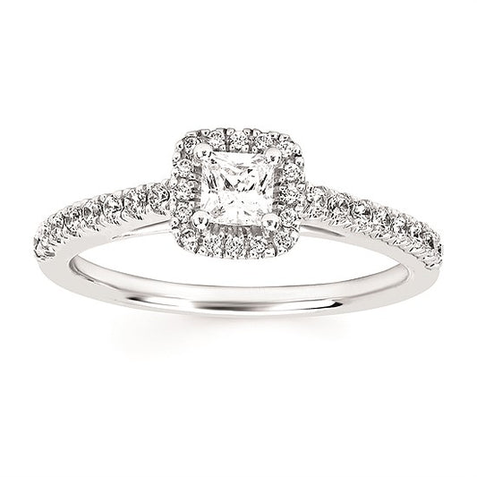 Princess Diamond Engagement Ring