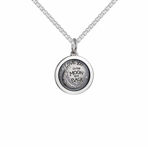 Love You To the Moon Pendant