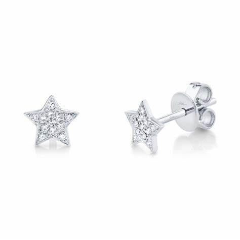 Diamond Star Earrings