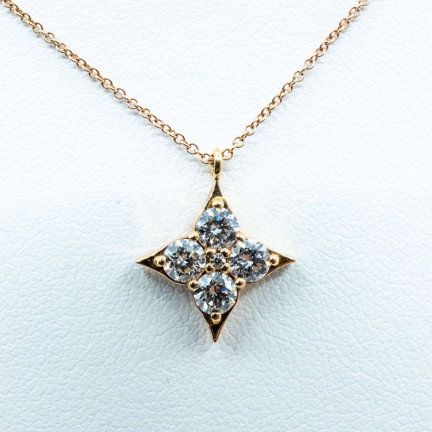 Spark Diamond Star Necklace