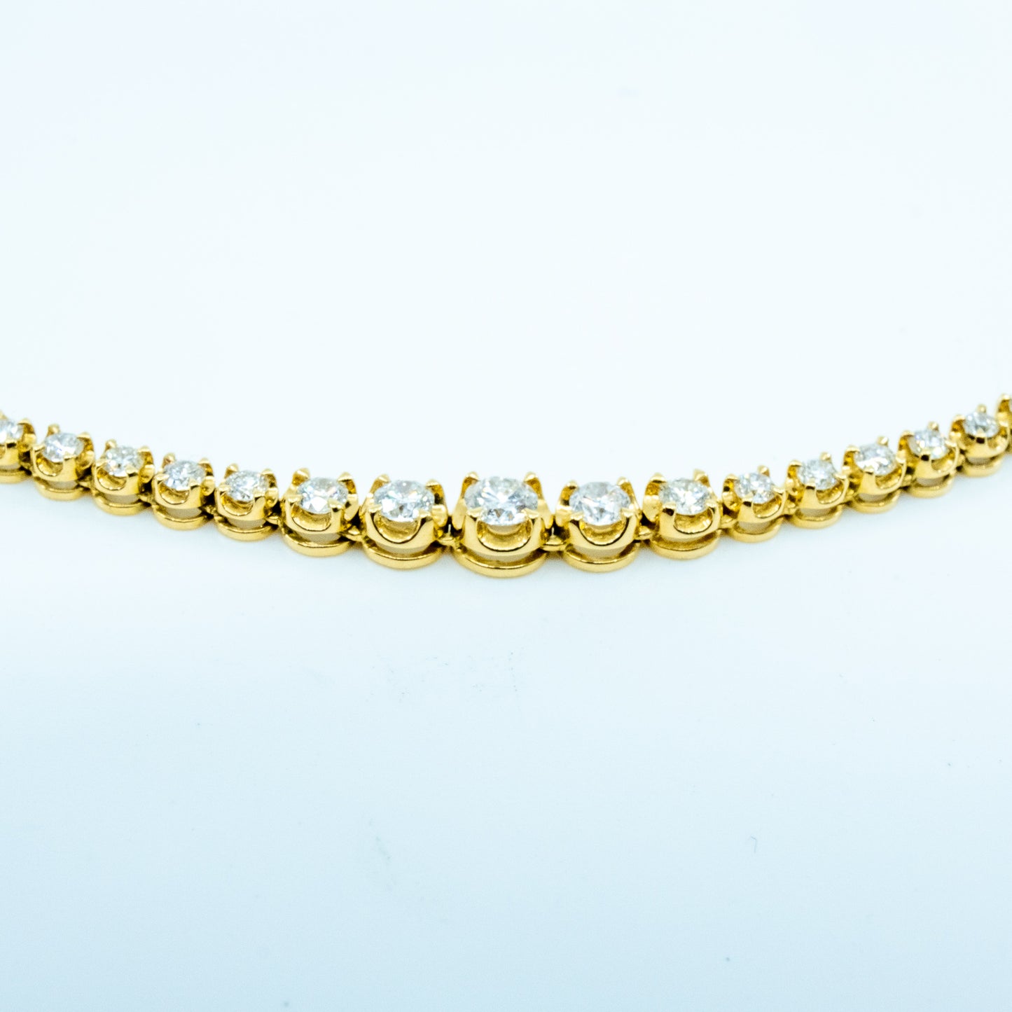 Spark Graduated Diamond Necklace 3cttw/18KY