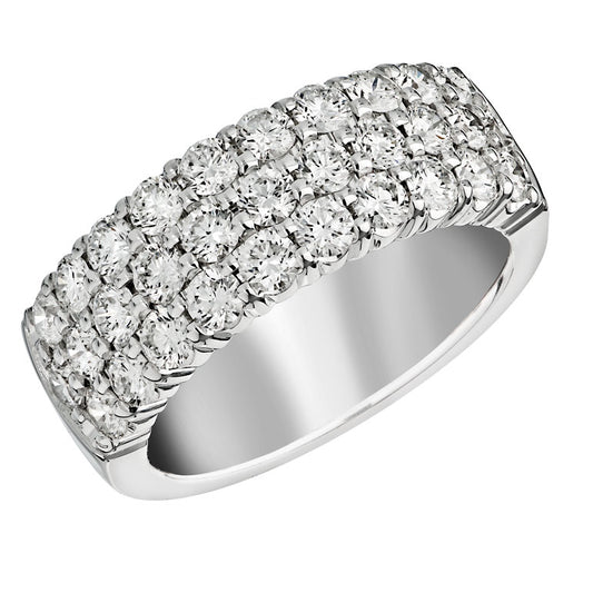 Spark Celebration 3-Row Diamond Band