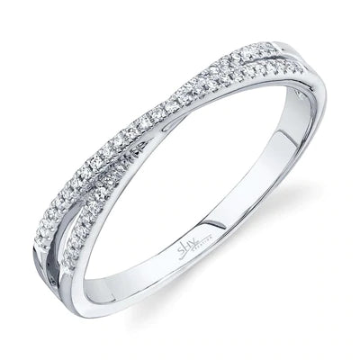 Criss Cross Diamond Ring