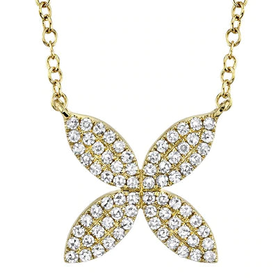 Diamond Flower Necklace