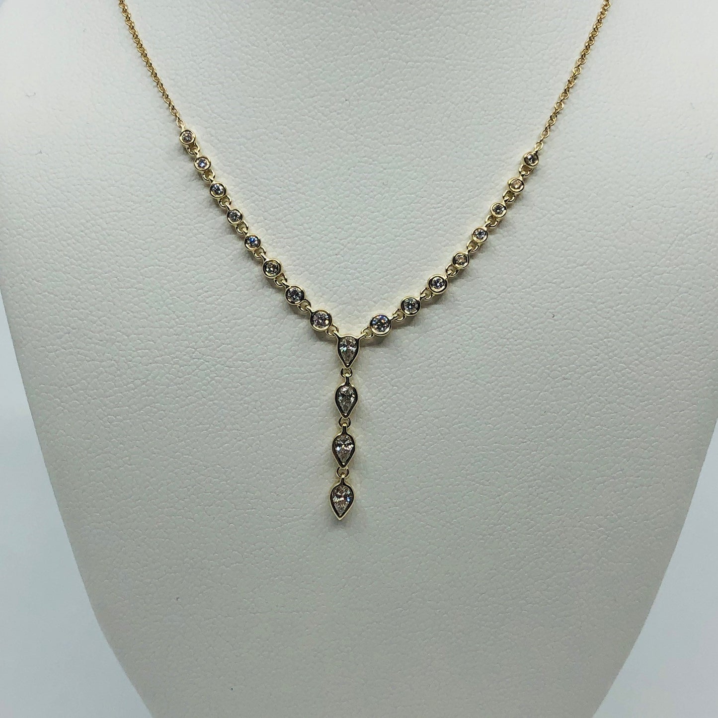 Diamond Lariat Necklace